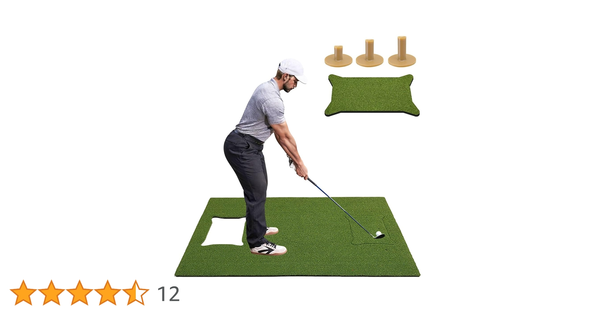 【新品】極厚 交換できる ゴルフマット ゴルフ練習マット, 98×148cm Amazon | 【プロ仕様】極厚 交換できる ゴルフマット Premium ゴルフ
