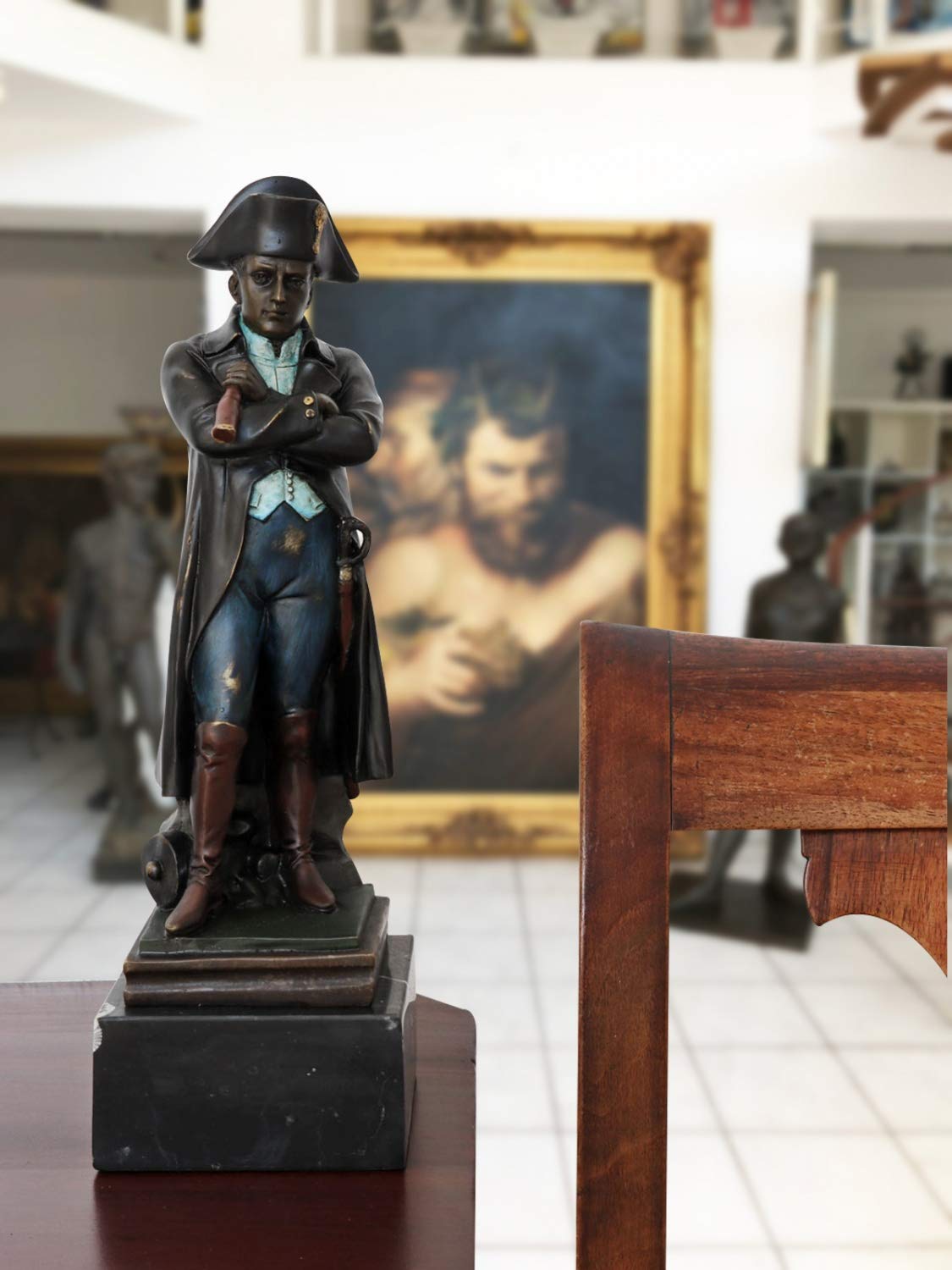 🗿 Statue Napoléon En Bronze – Sculpture 31cm – Aubaho – Style Antique – Neuve