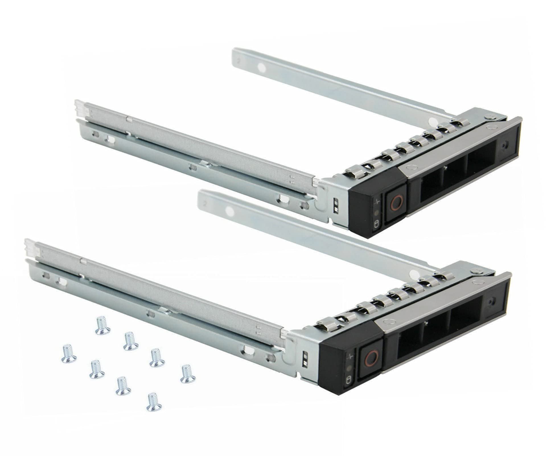 Lot of 2pcs 2.5" DXD9H SSD SAS SATA Hard Drive Caddy for Dell 14th Gen R440 R640 R740 R740xd R940 R6415 R7415 R7425 Servers Hot Swap Bracket by Bthebkrs