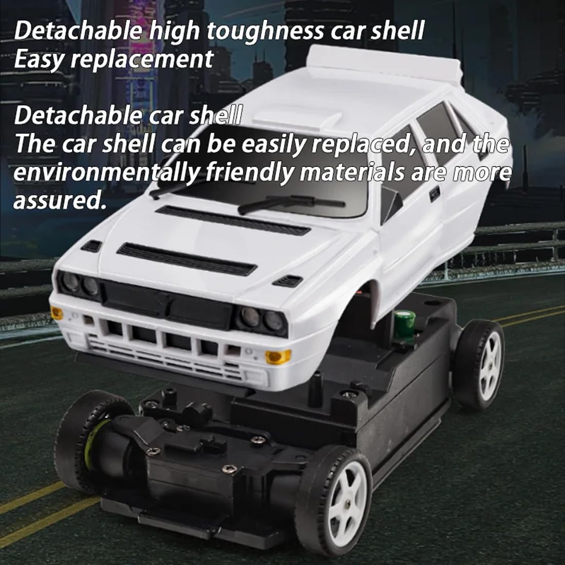 Amazon.co.jp: 1:28スケール高速RCドリフトカー、2.4Gフル