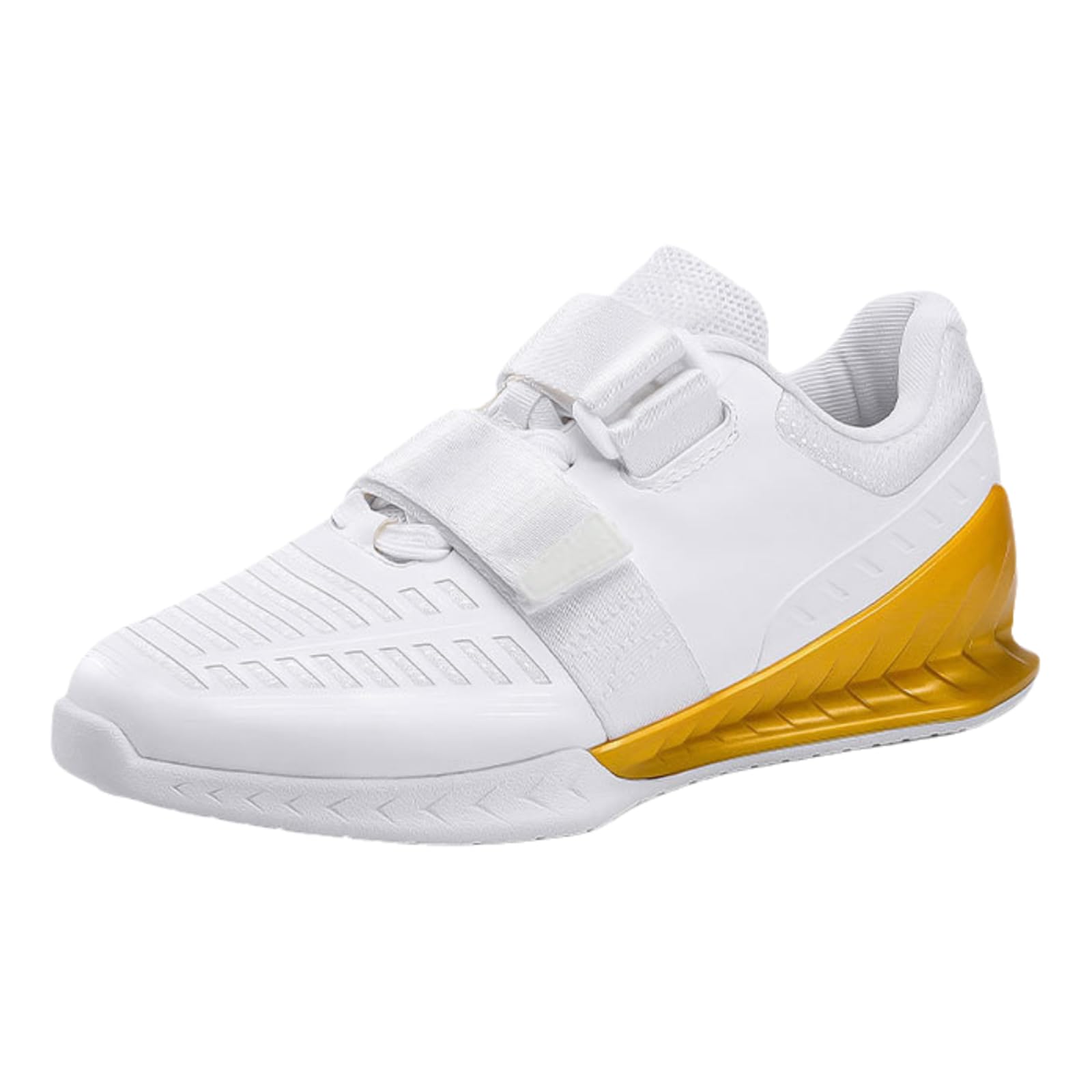 Weight Lifting Shoes,Barefoot Squat Shoes,Deadlift Squat Shoes,Deadlift Shoes Cross,Easy To Put On And Take Off,For Weight Training,Workout,Weightlifting,Squats,Deadlifts And More White 42 EU