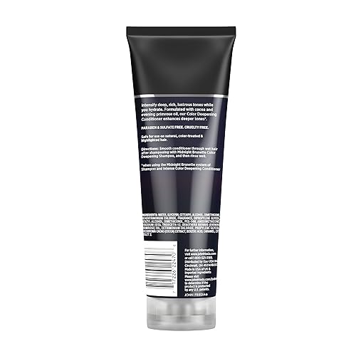 Miniatura 7 de John Frieda Midnight Brunette - Acondicionador de profundización de color visiblemente más profundo 83 onzas con aceite de onagra infusión de cacao