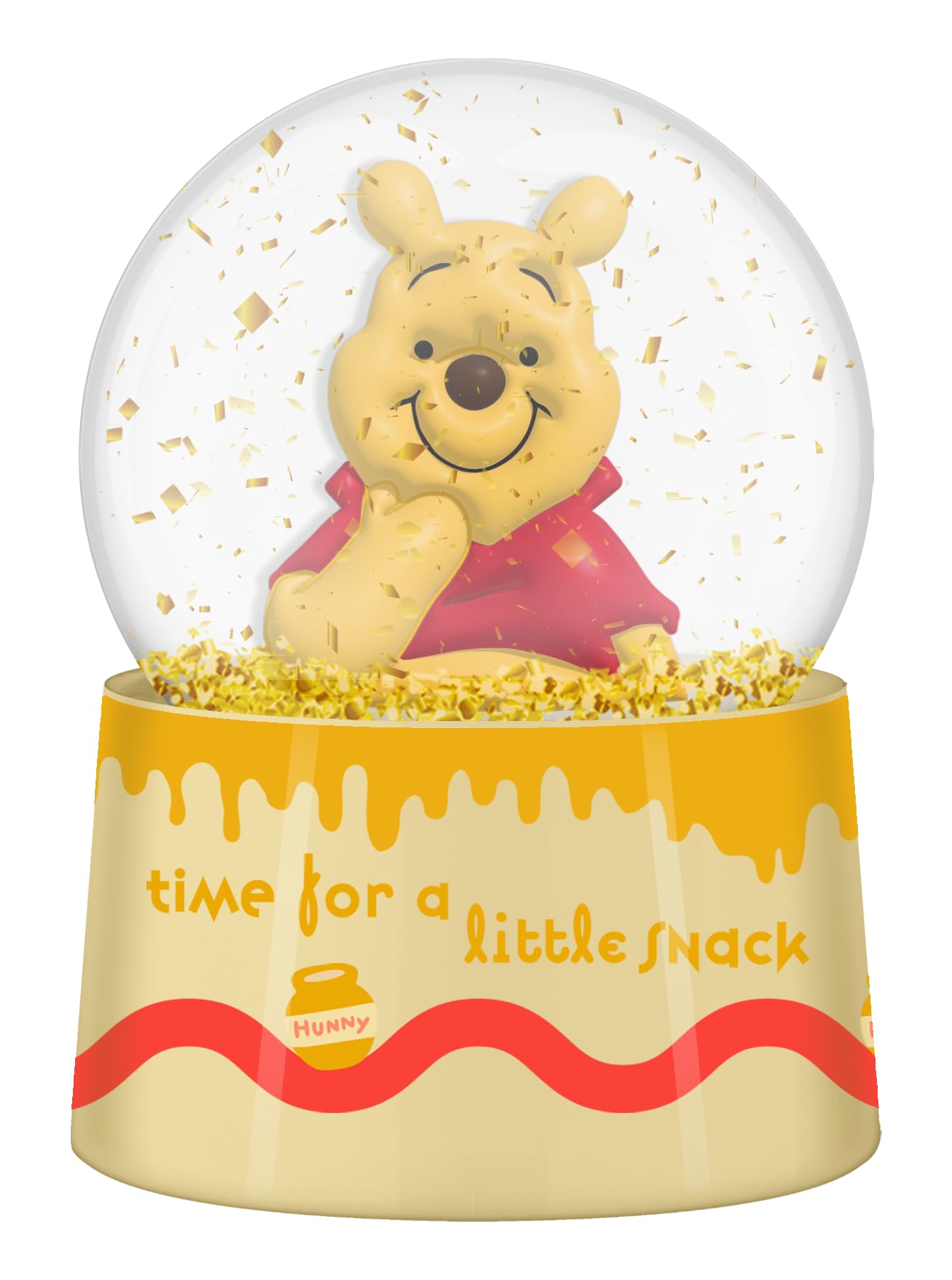 Silver Buffalo Winnie The Pooh Honey Pots Boxed 45mm Light-Up Snow Globe