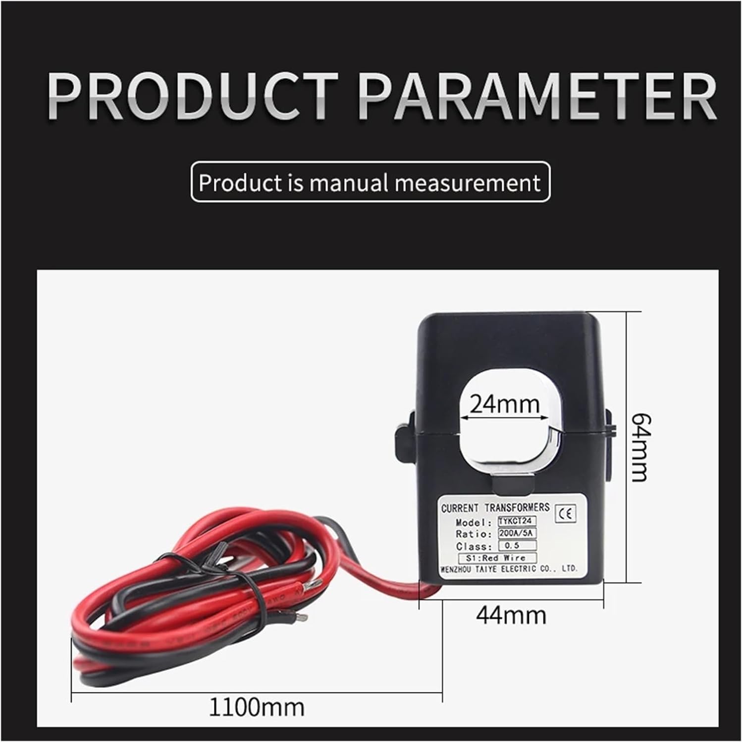 Split Current Transformer KCT24 Current Sensor 100A 200A 300A 400A CT(150 5a)