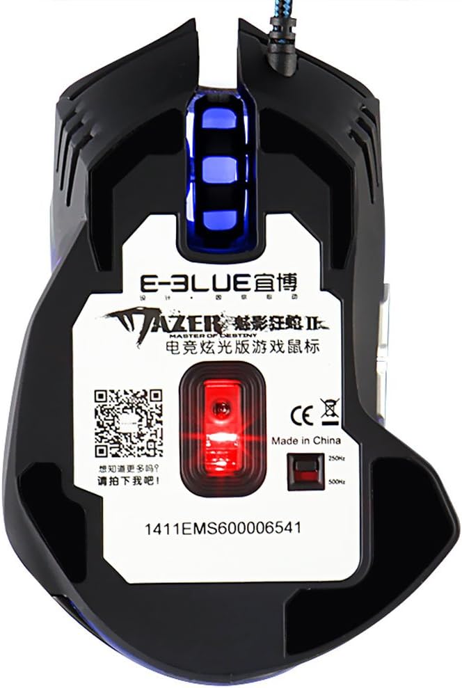Review Caps Plus EMS600BKAA-NU E-3Lue E-Blue Mazer II EMS600 2500 DPI Blue LED Trendy Optical USB Wired Gaming Mouse Exclusive Caps Plus EMS600BKAA-NU E-3Lue E-Blue Mazer II EMS600 2500 DPI Blue LED Trendy Optical USB Wired Gaming Mouse