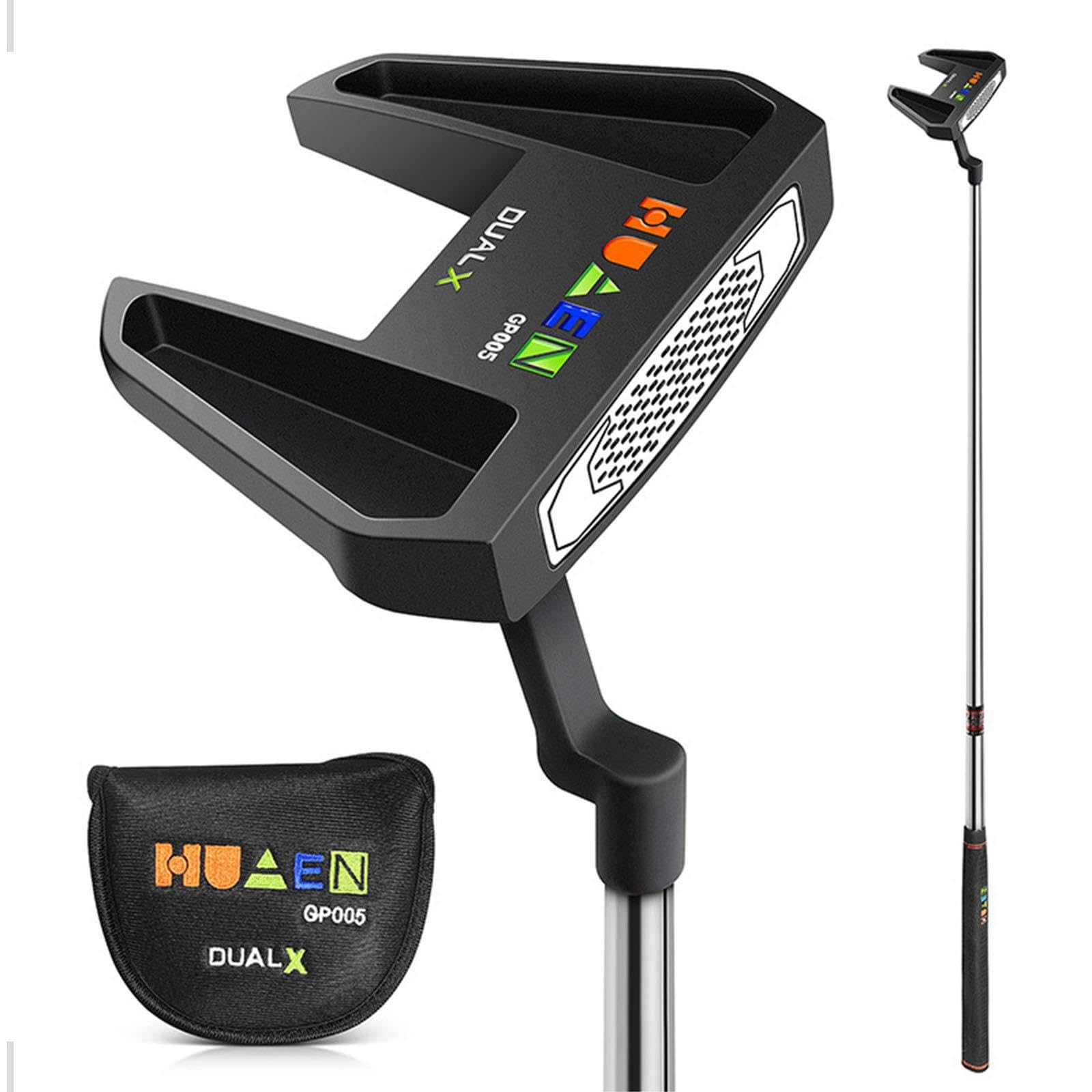 Putter de Golf para Hombres y Mujeres: Materiales confiables para un Rendimiento óptimo en Interiores y Exteriores. Accesorios para Practicar Putt.