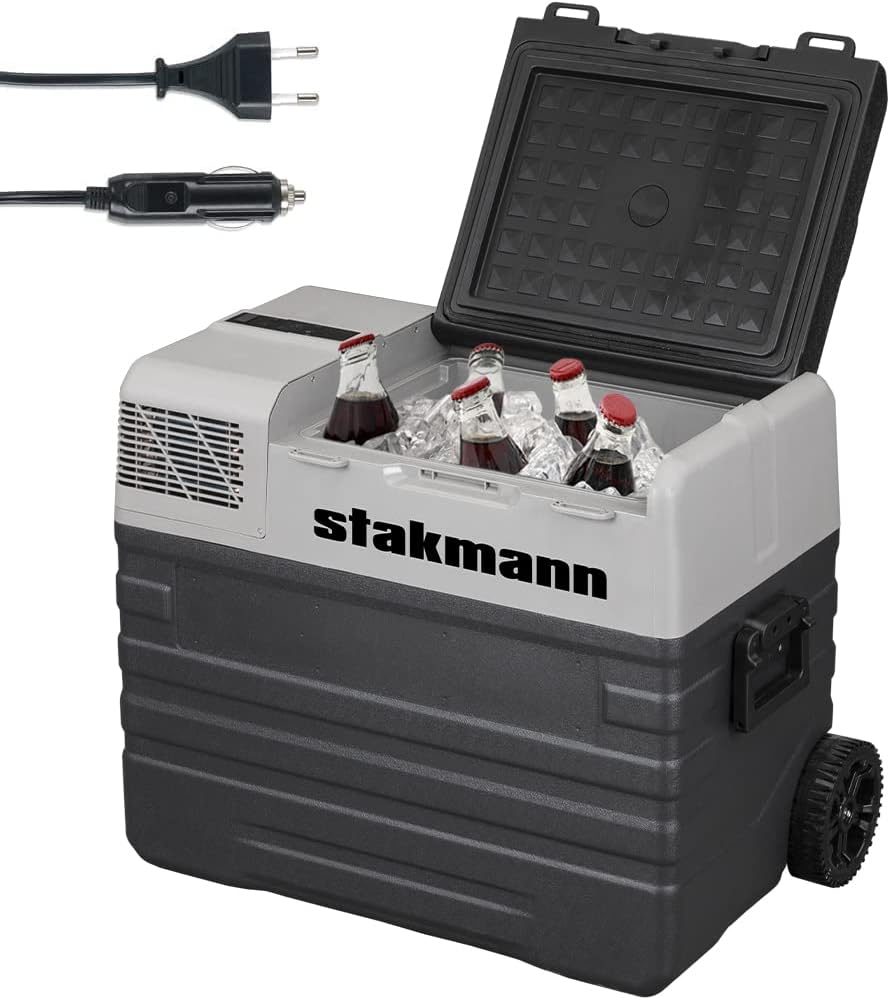 Frigorifero Portatile STAKMANN 52L 12V/220V, Ruote e Maniglia