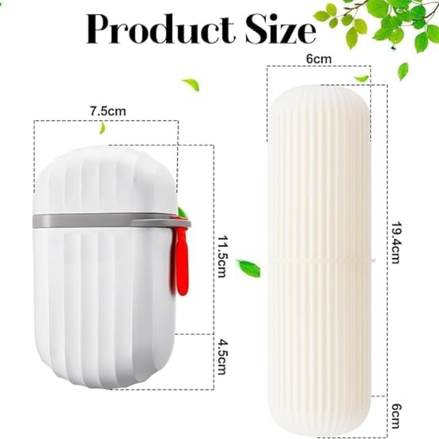 1 Pcs Travel Soap Box with 1 Pcs Toothbrush Case, Durable Waterproof Soap Box with Brush Holder, Soap Case Holder for Bathroom | Toothbrush Holder for Travel Traveling Accessories for Outdoor Camp 3