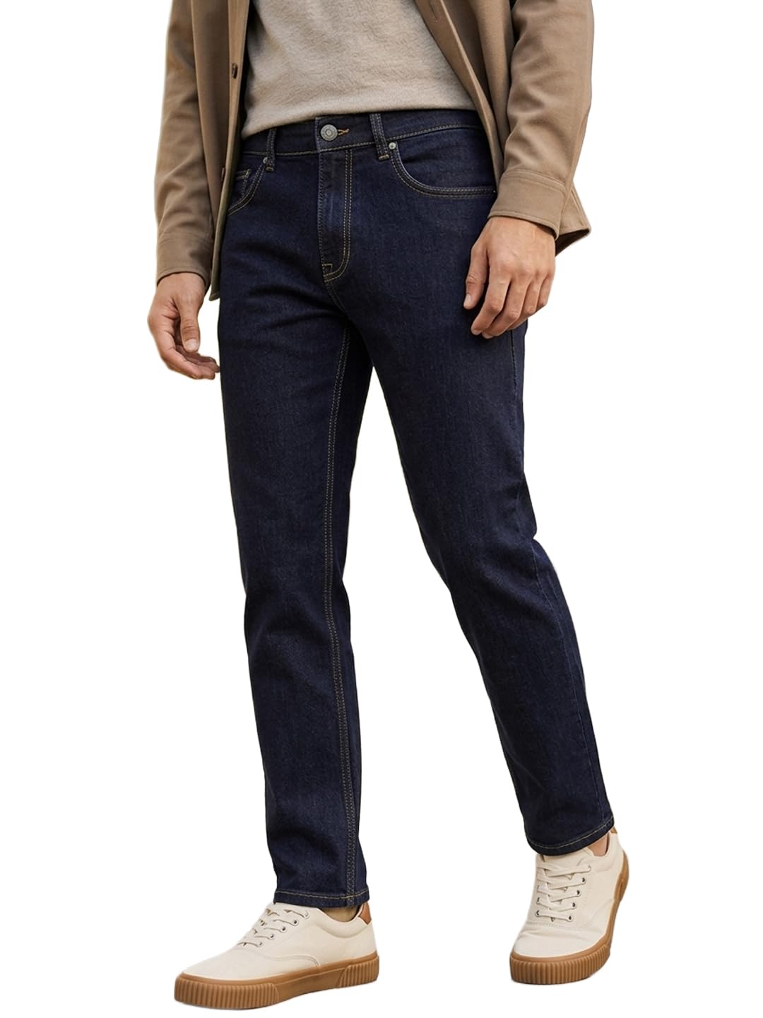 urbano fashion Men's Mid Rise Slim Fit Solid Jeans Stretchable-picture-38