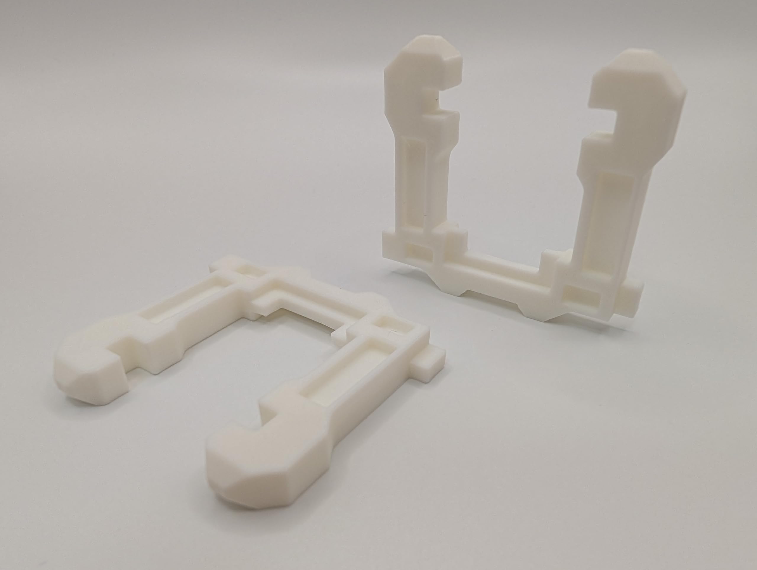 2pcs Soft Close Drawer Clips for Cooke & Lewis, 2 Piece Repair Kit, Fits B&Q IT Kitchens MFI, 2X White Front Clips