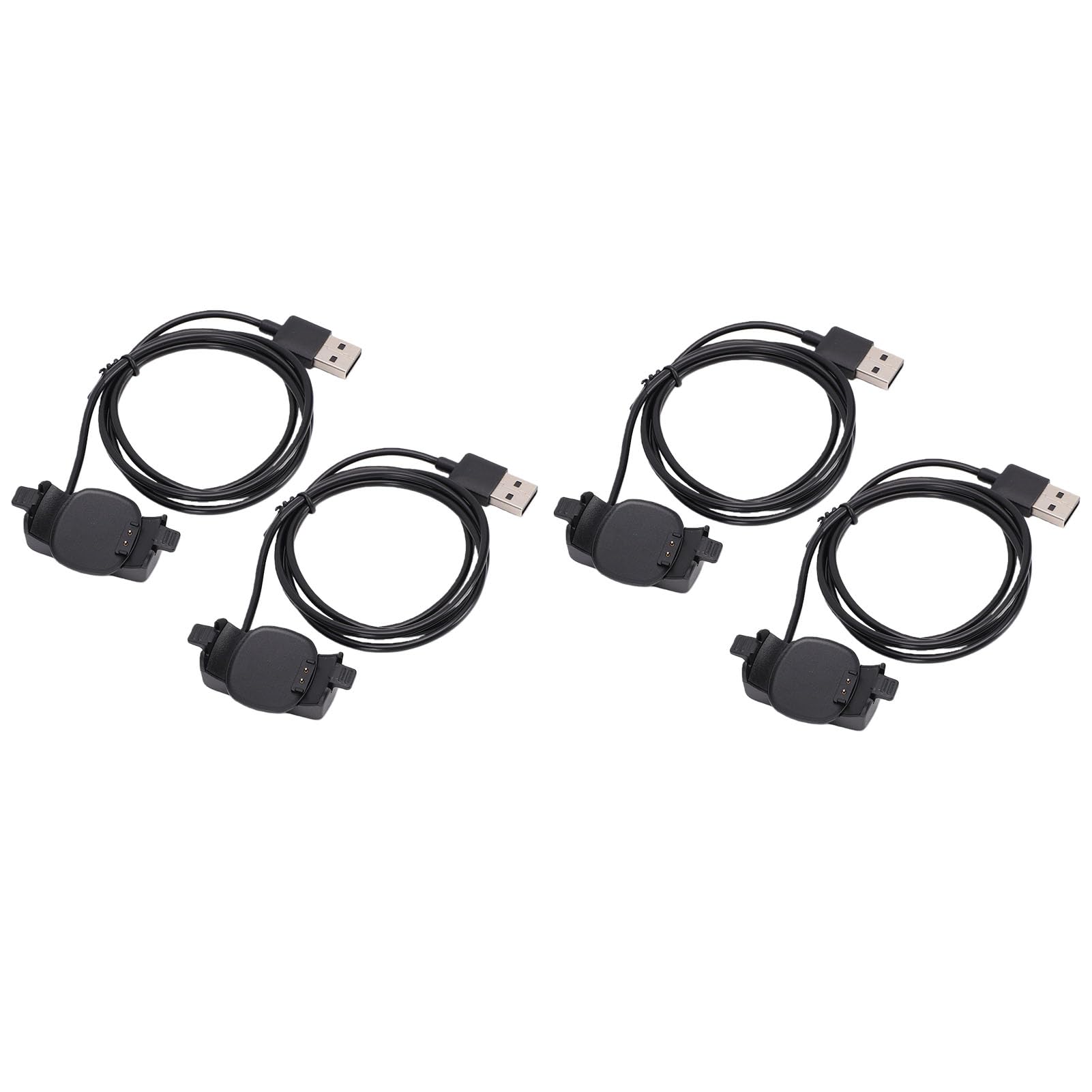 Caricabatterie per Smartwatch Compatibile con Plus, Cavo di Ricarica Magnetico USB A da 3,3 Piedi, Cavo Sostitutivo per Ricarica Rapida con Chip Intelligente (4PCS)