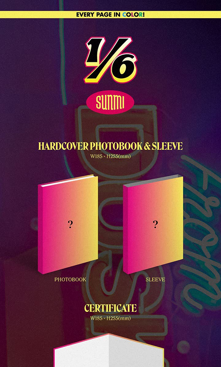 sunmi アルバム Sunmi 3rd Mini Album One-Sixth Album Autographed Signed CD