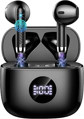 2026 Cuffie Bluetooth Auricolari Bluetooth 5.4, HiFi Stereo Cuffie Wireless