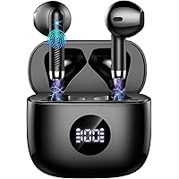 Cuffie Bluetooth Auricolari Bluetooth 5.4, Cuffie Wireless con 4 ENC Cancellazione Rumore Mic