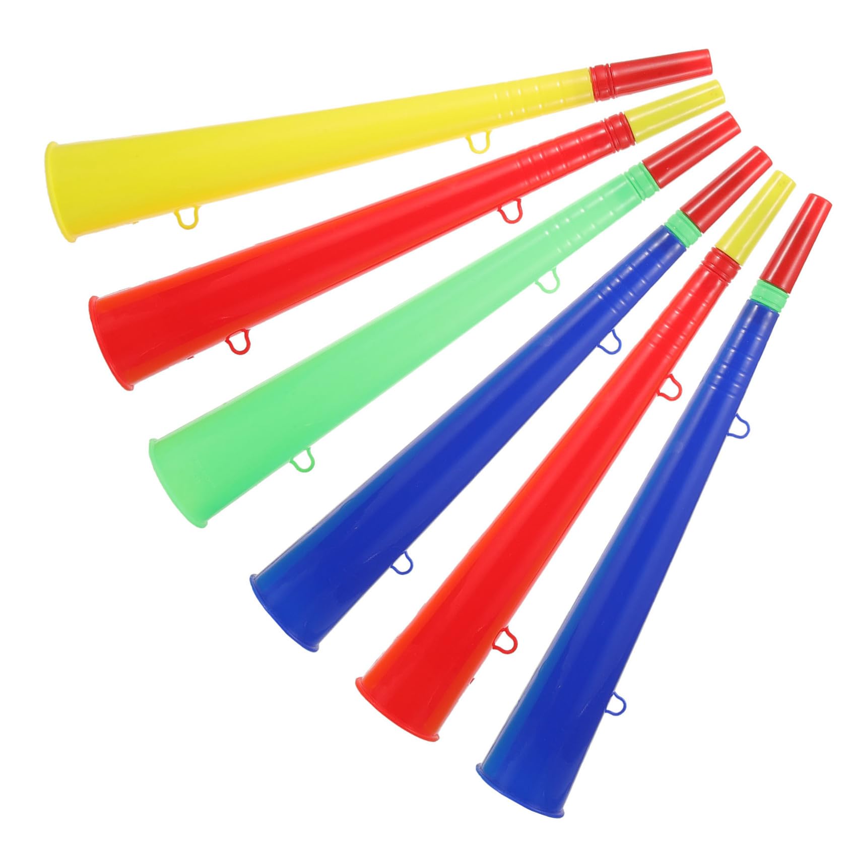 CVUTOVO Plastic Sports Fans Trumpet Bright Game Horn Loud Noise Maker for Football and Sports Events Party Supplies Random Colors