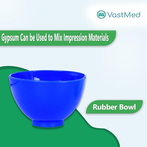 Miniatura 5 de Tazón de silicona para laboratorio dental flexible, lavable en autoclave para mezclar yeso, faciales, material de impresión, 4 unidades