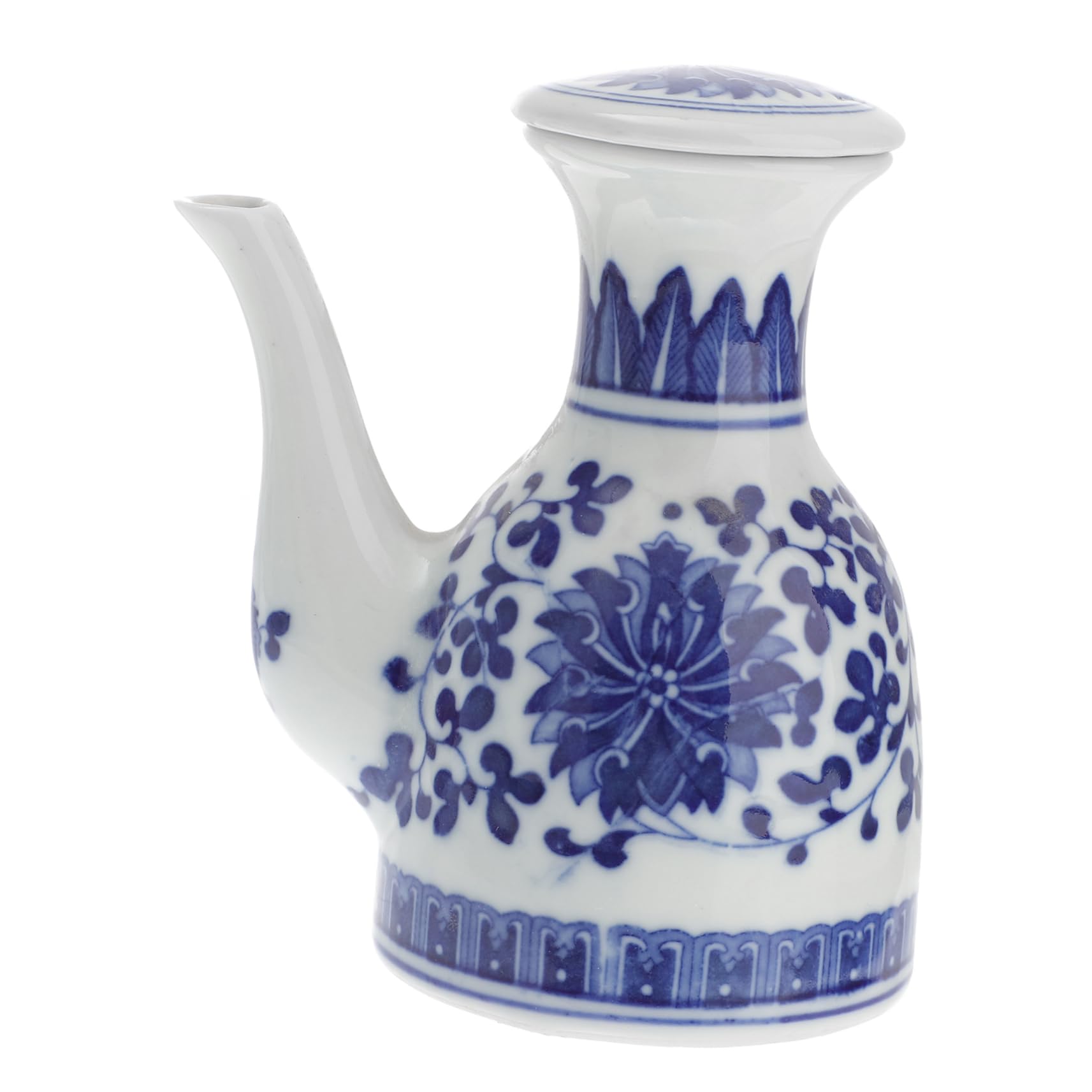 Butelka na ocet olejowy, ceramiczny garnek do kontroli oleju Japoński garnek sojowy Zamknięty pojemnik Sos sojowy Szklane terrarium z pokrywką Sałatka olejowa Butelka do przechowywania oleju Przyprawa