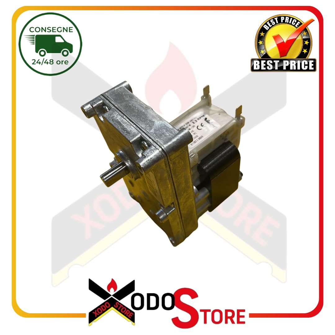 Motoriduttore ORIGINALE EDILKAMIN 3,5 RPM CW HALL Cod. R1137300 Per Stufe a Pellet Blade H, Gora Slim, Idropellbox 30, Kira H, Laguna P, Vyda H e oltre 20 modelli