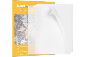 Vellum Paper Translucent Printable: An 8.5x11 Masterpiece for Wedding Invitations and Scrapbook Projects