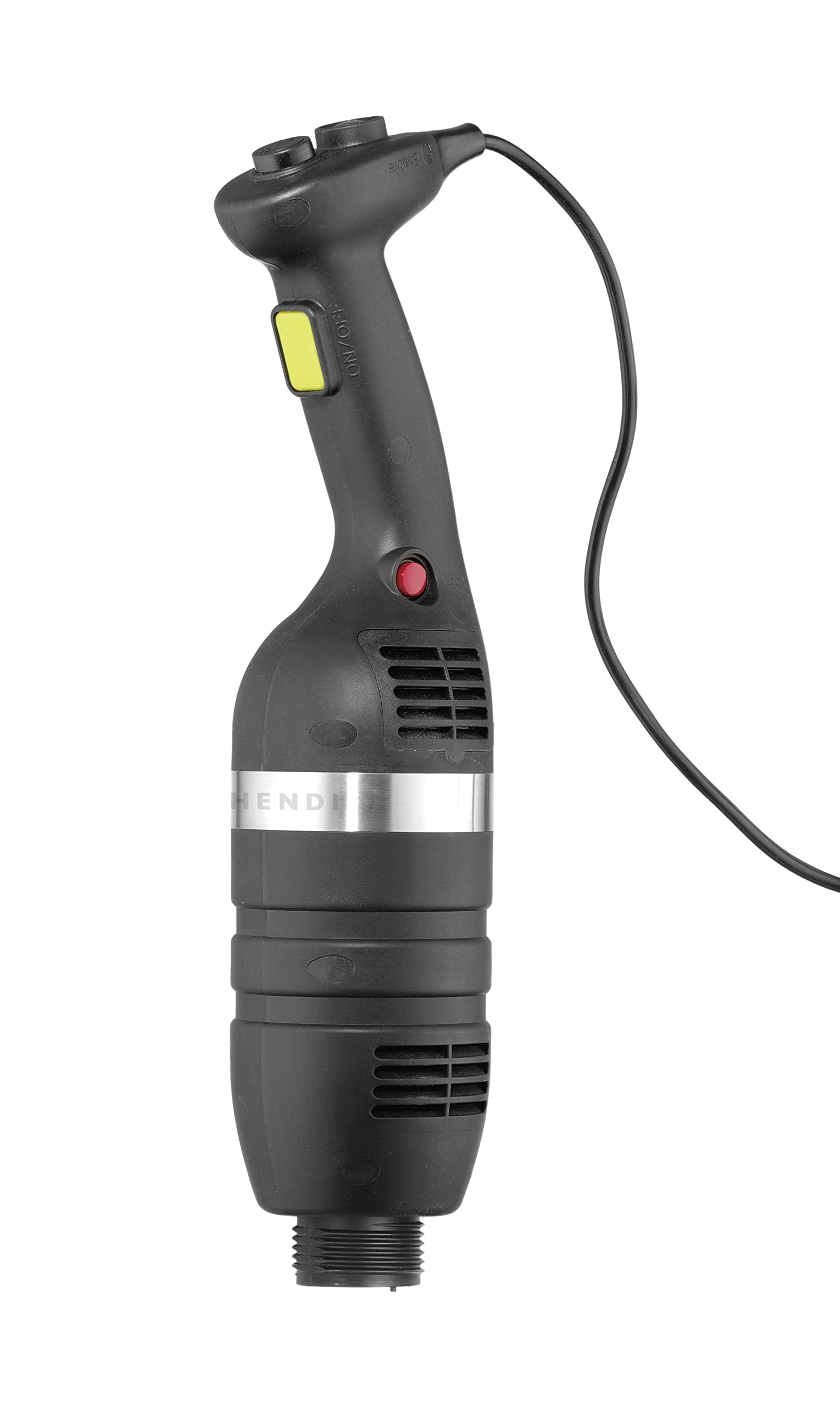 HENDI Frullatore a immersione, asta frullatore: 300mm, velocità regolabile: 4000 a 16000 g/min, processa fino a 30L, frullatore a mano, mixer ad immersione, ø100x(H)716mm, 230V/350W, inox, poliammide