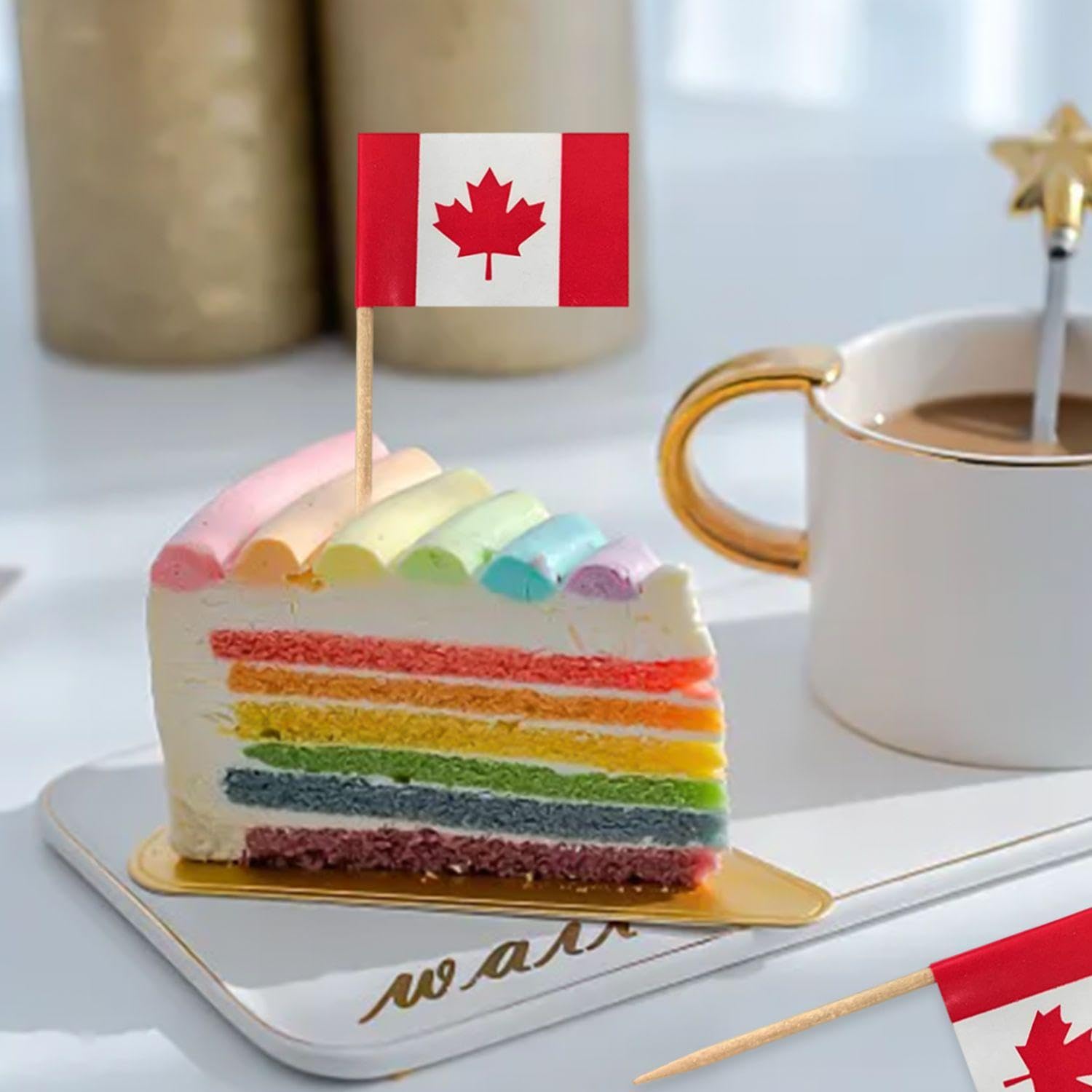 200 Bandiere Canadesi, Bandiere Della Coppa Del Mondo, Bandiere Del Personale Canadese, Bandiere Del Personale Canadese, Bandiere A Mano Piccola