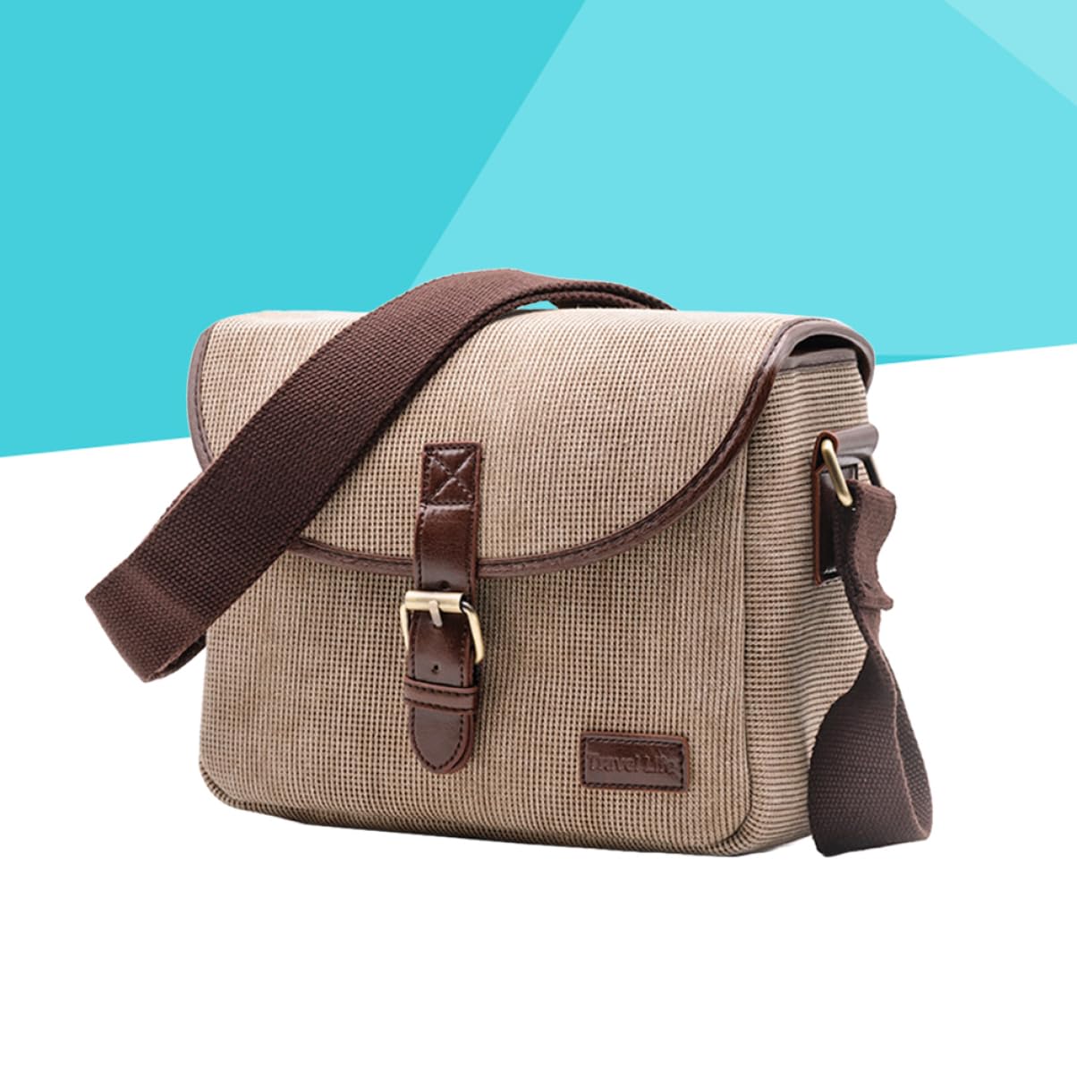HOMSFOU Borsa Per Fotocamera Tela Oxford Design Leggero e Anti-urto Organizer Per e Per Uso Quotidiano e Viaggi