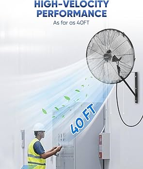 Amazon.com: KEN BROWN 20 Inch Industrial Oscillating Wall Mount Amazon.com: KEN BROWN 20 Inch Industrial Oscillating Wall Mount