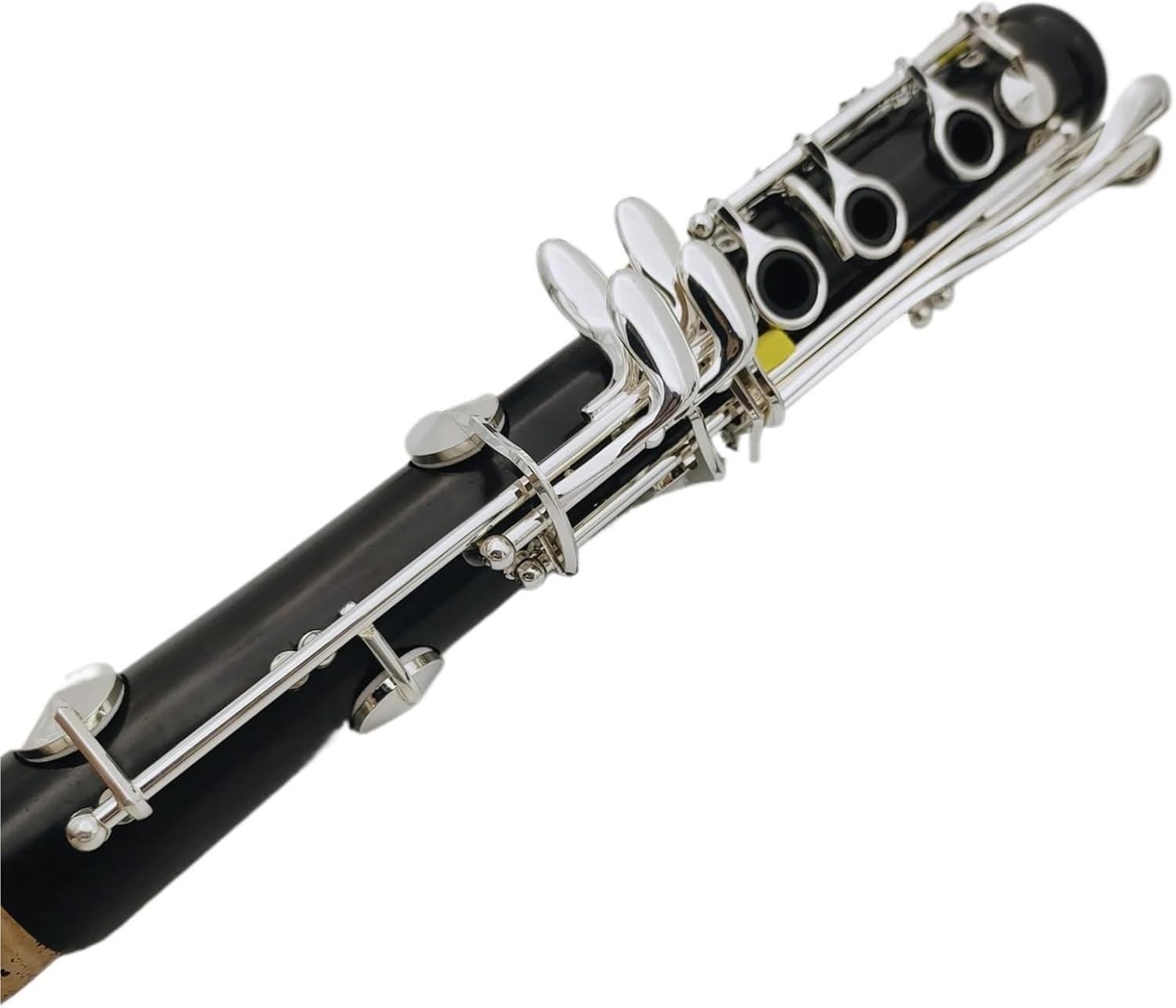 Clarinet In A Wooden Solid 17 Keys With Case
