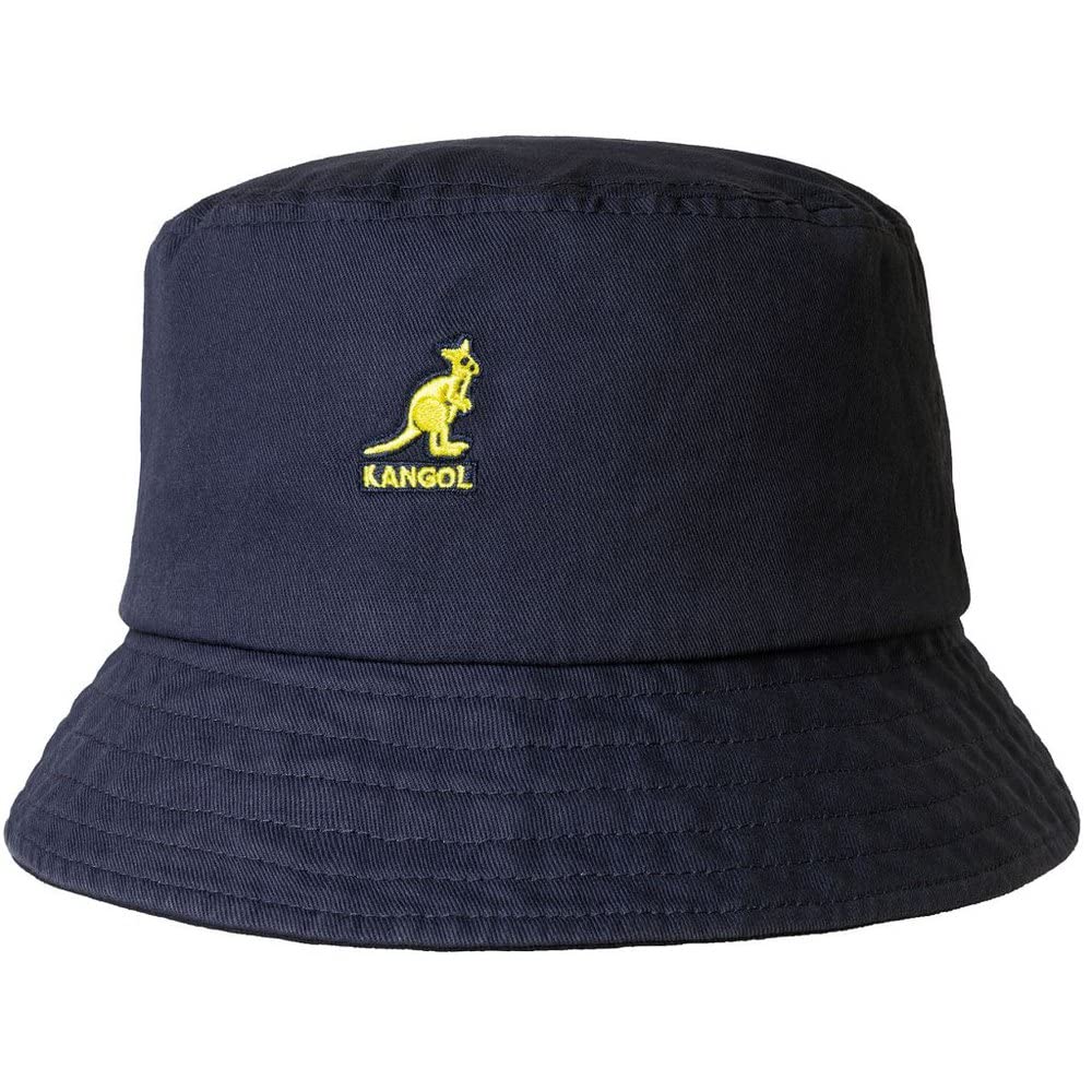 KangolWashed Bucket Hat - Marine Teal/XL