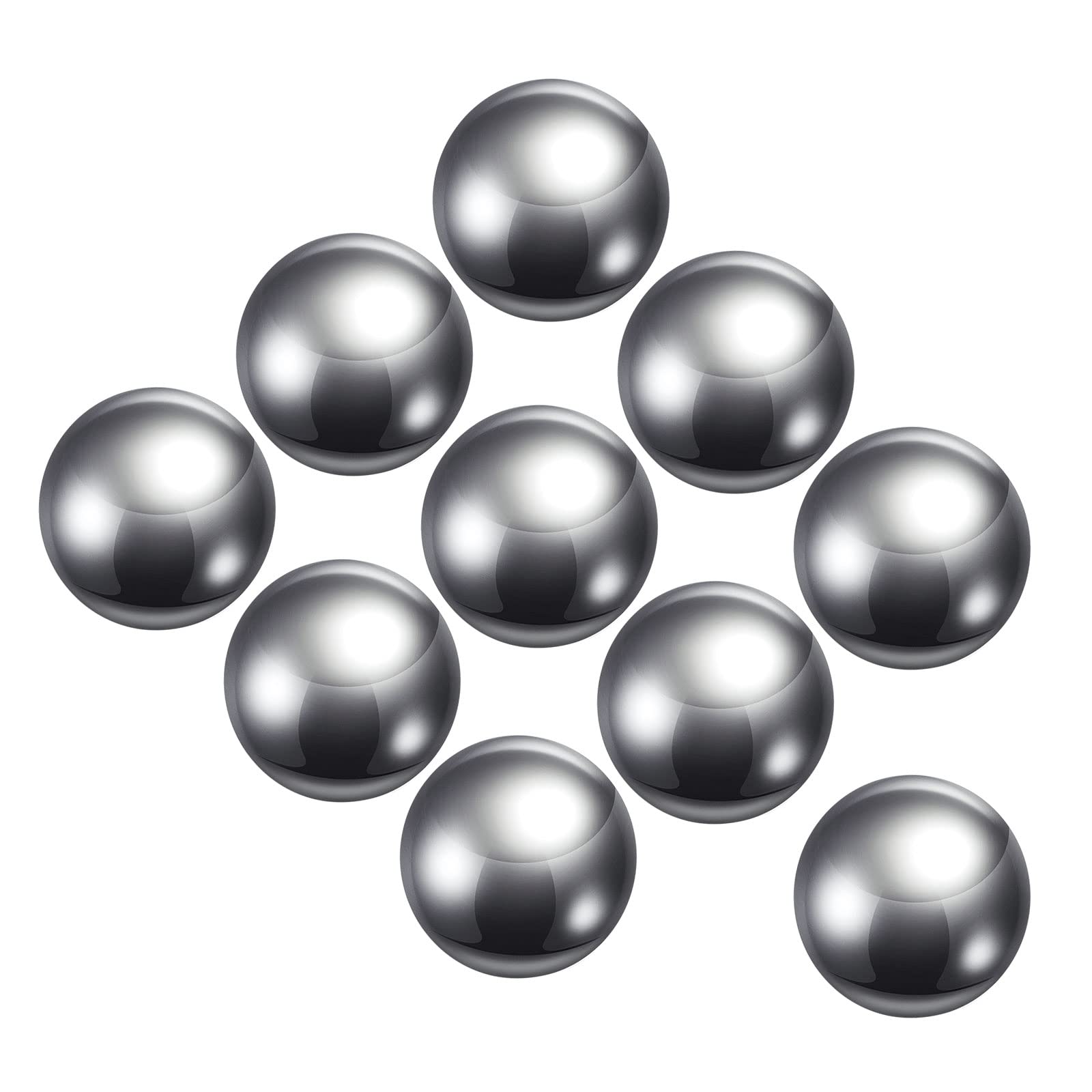 Billes acier roulement 25mm carbone plein pour vanne de précision x10 pcs