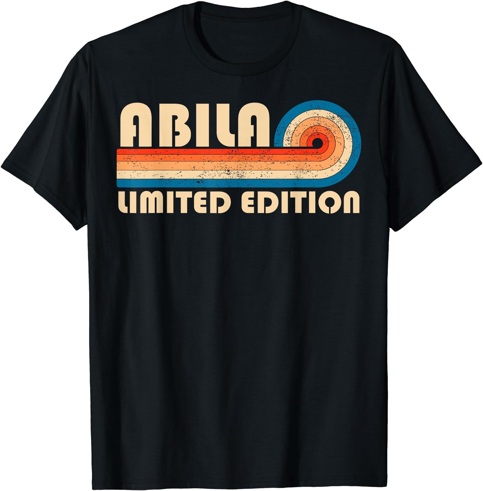ABILA Surname Retro Vintage 80s 90s Birthday Reunion T-Shirt