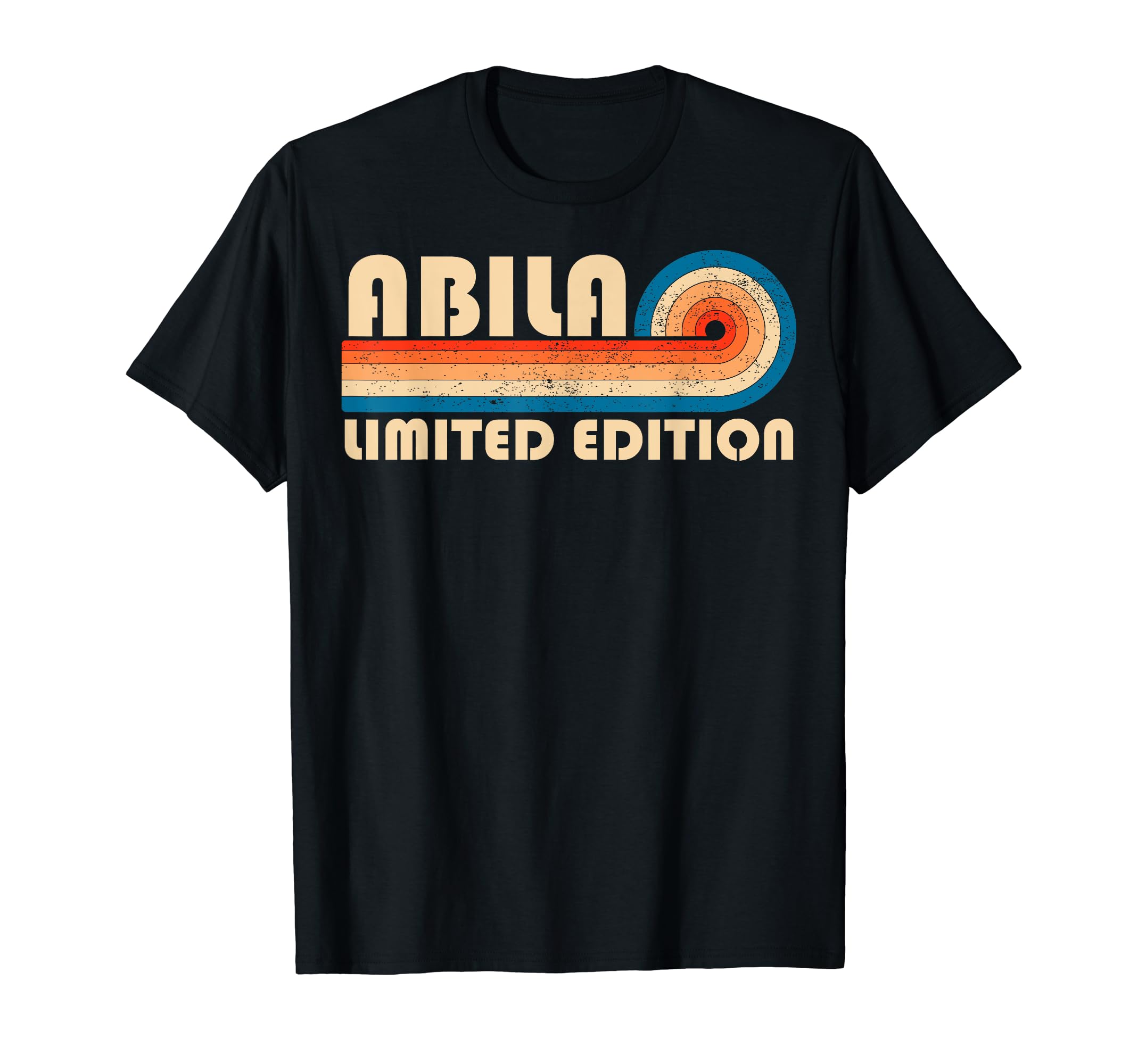 ABILA Surname Retro Vintage 80s 90s Birthday Reunion T-Shirt