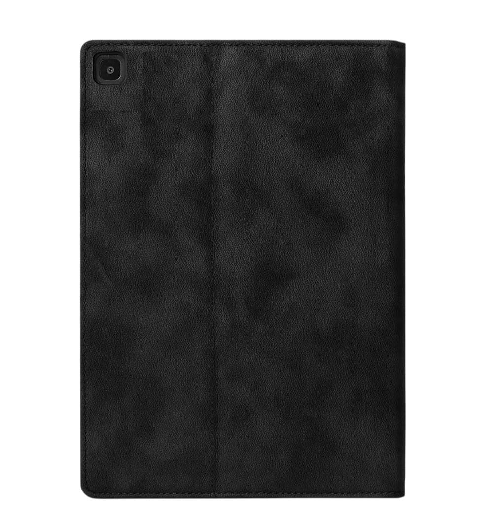 Tab Magnatic Closer | Vegan Leather | Inside Imported TPU | Stand View Tablet Flip Cover Compatible for Samsung Tab A -T290 8.0 inch 2019 - Black-image-42