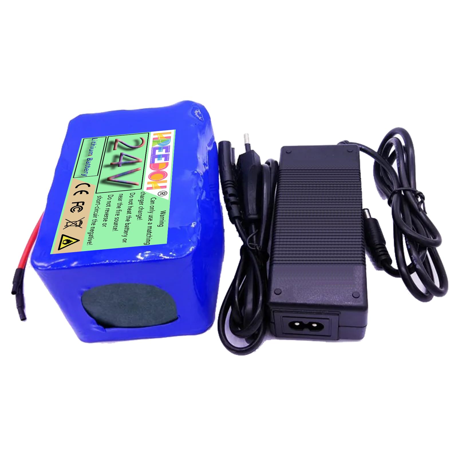 Akumulator litowo-jonowy 24 V 2 Ah 4 Ah 6 Ah 8 Ah 10 Ah 12 Ah Akumulator litowy z ładowarką do silników 50 W 100 W 150 W 200 W 250 W 300 W