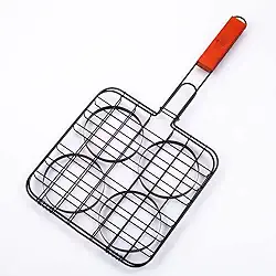 Grelha Inox para Hambúrguer - Prana