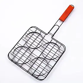 Grelha Inox para Hambúrguer - Prana