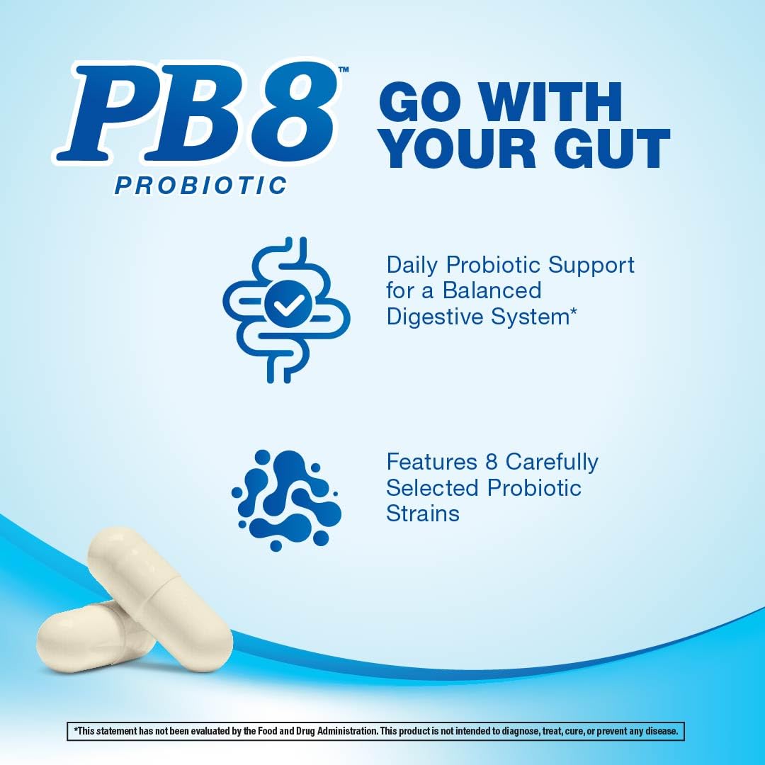 PB8 Probiotic | 14 Billion CFU | 120 Capsules | 8 Strains — Amazon image 4