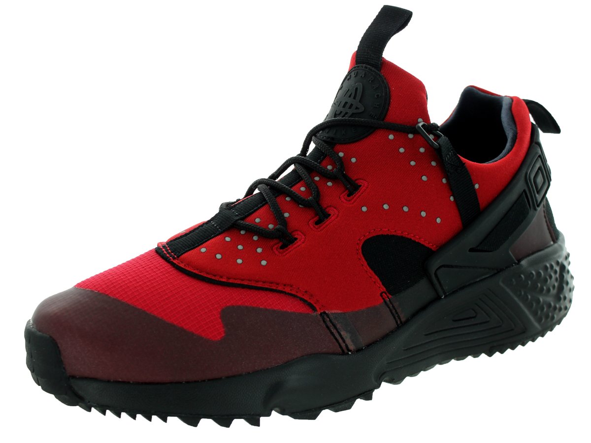 Nike Air Huarache Utility Mens Running Shoes Black Uk