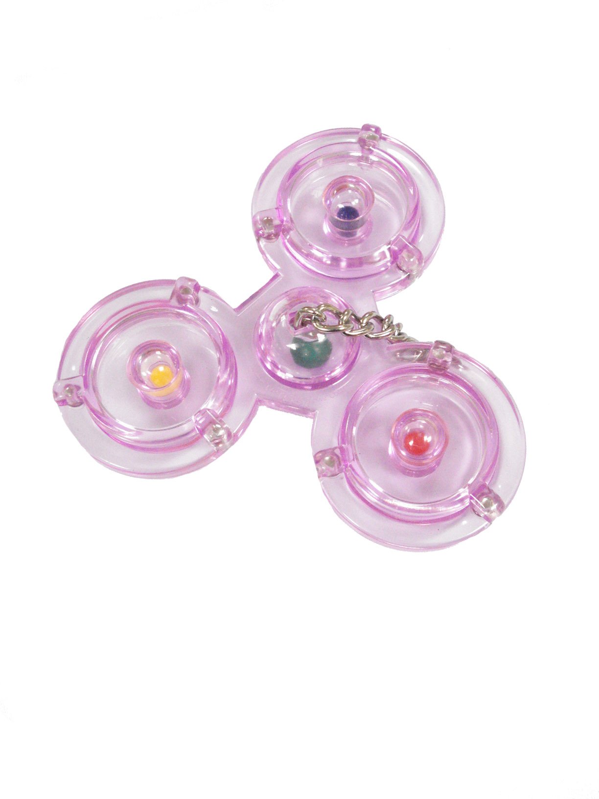 HAPPYPET The Bird House Acrylic Space Spinner Bird Toy