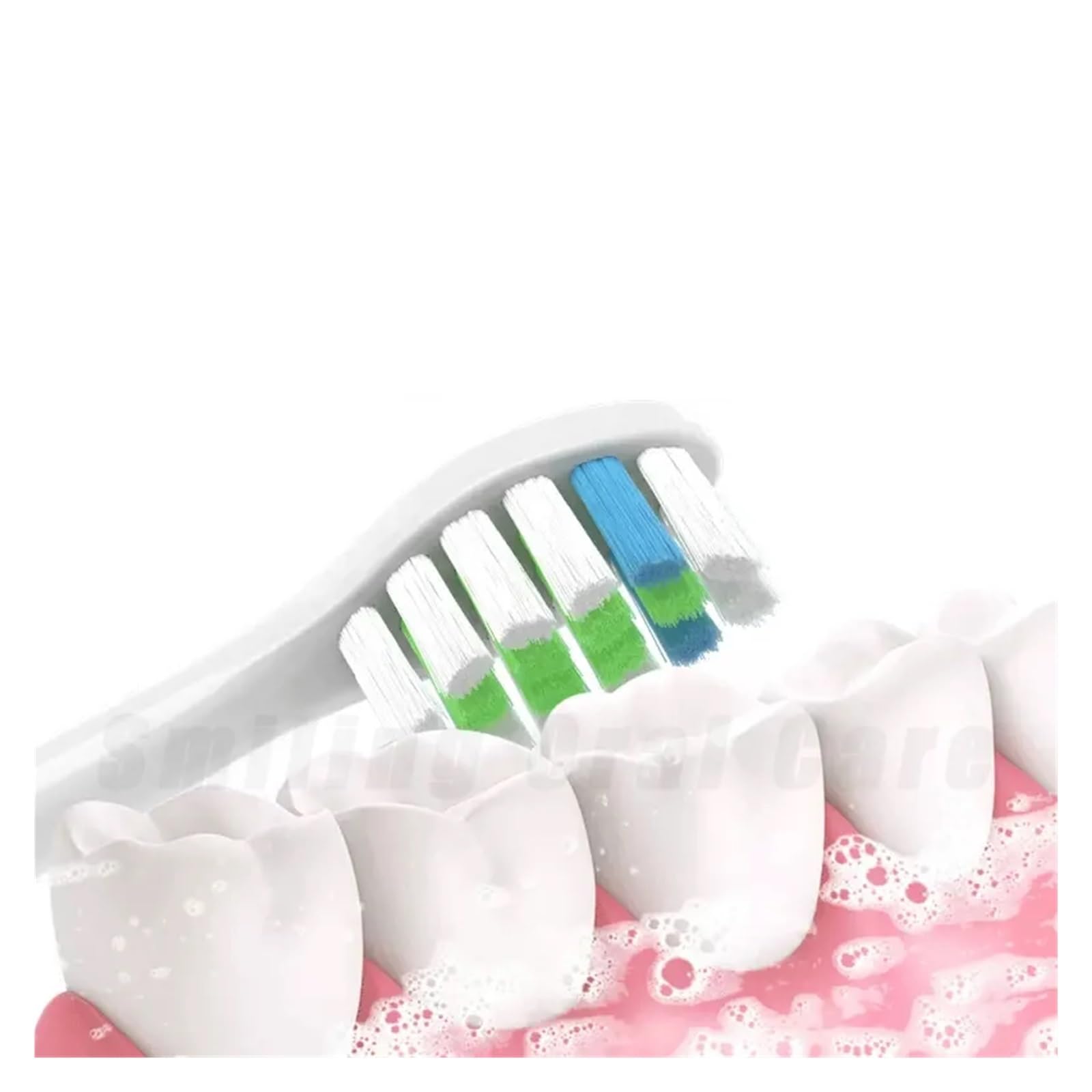 Testine e ugelli di ricambio, compatibili con spazzolini elettrici P7‑P11 P15 P20 P30 K10(8PCS White)