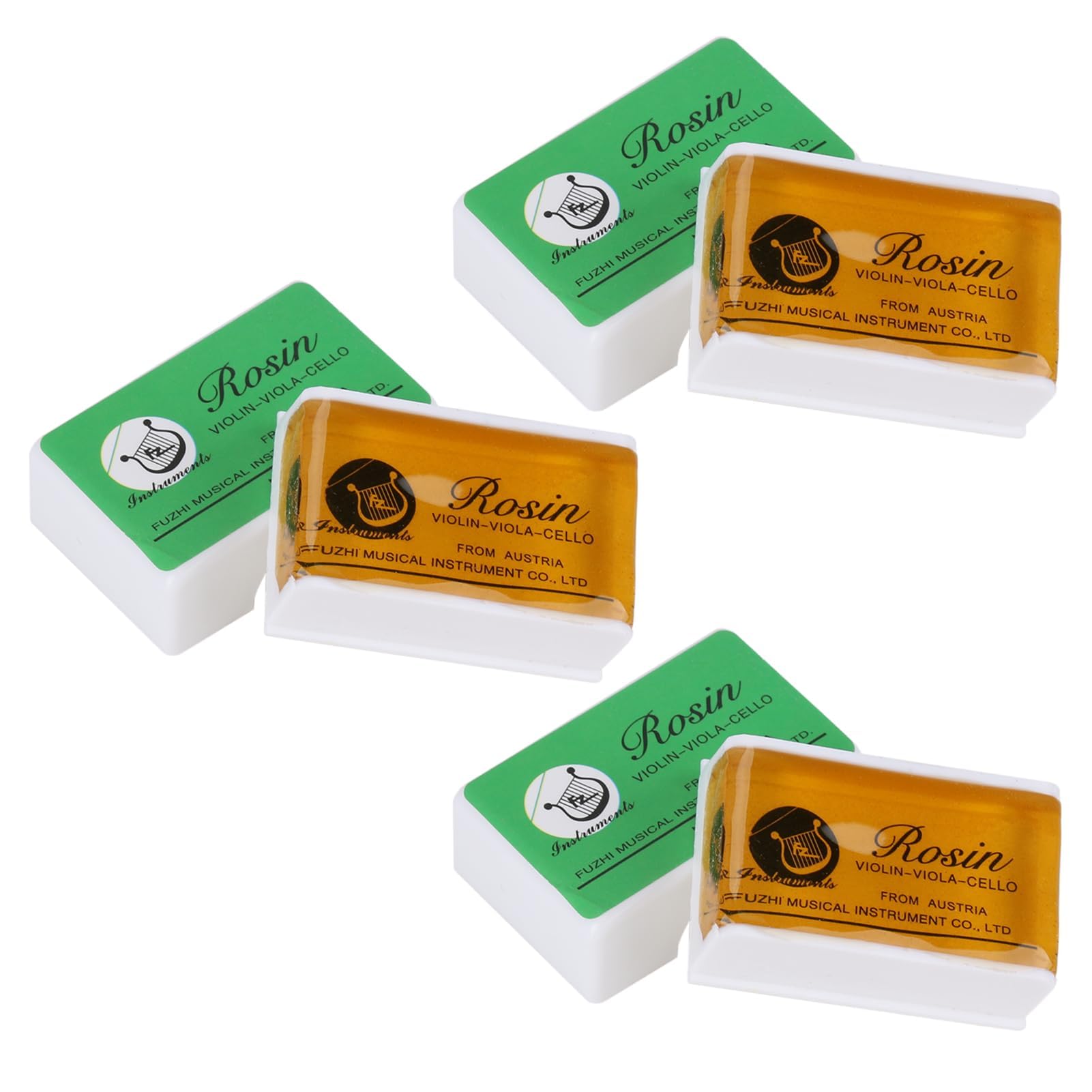 Colophane Pour Violon Alto Violoncelle - Lot De 3 Naturelles à Faible Poussière Pour Arcs