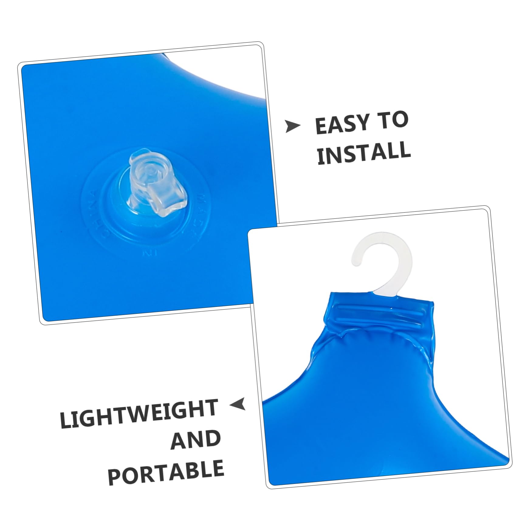 Alipis 9 Pz Gruccia Gonfiabile Appendiabiti Portatili Grucce Da Viaggio Gonfiabili Appendiabiti i Grucce i Per Il Viaggio Far Esplodere Il Gancio Pieghevoli Pvc