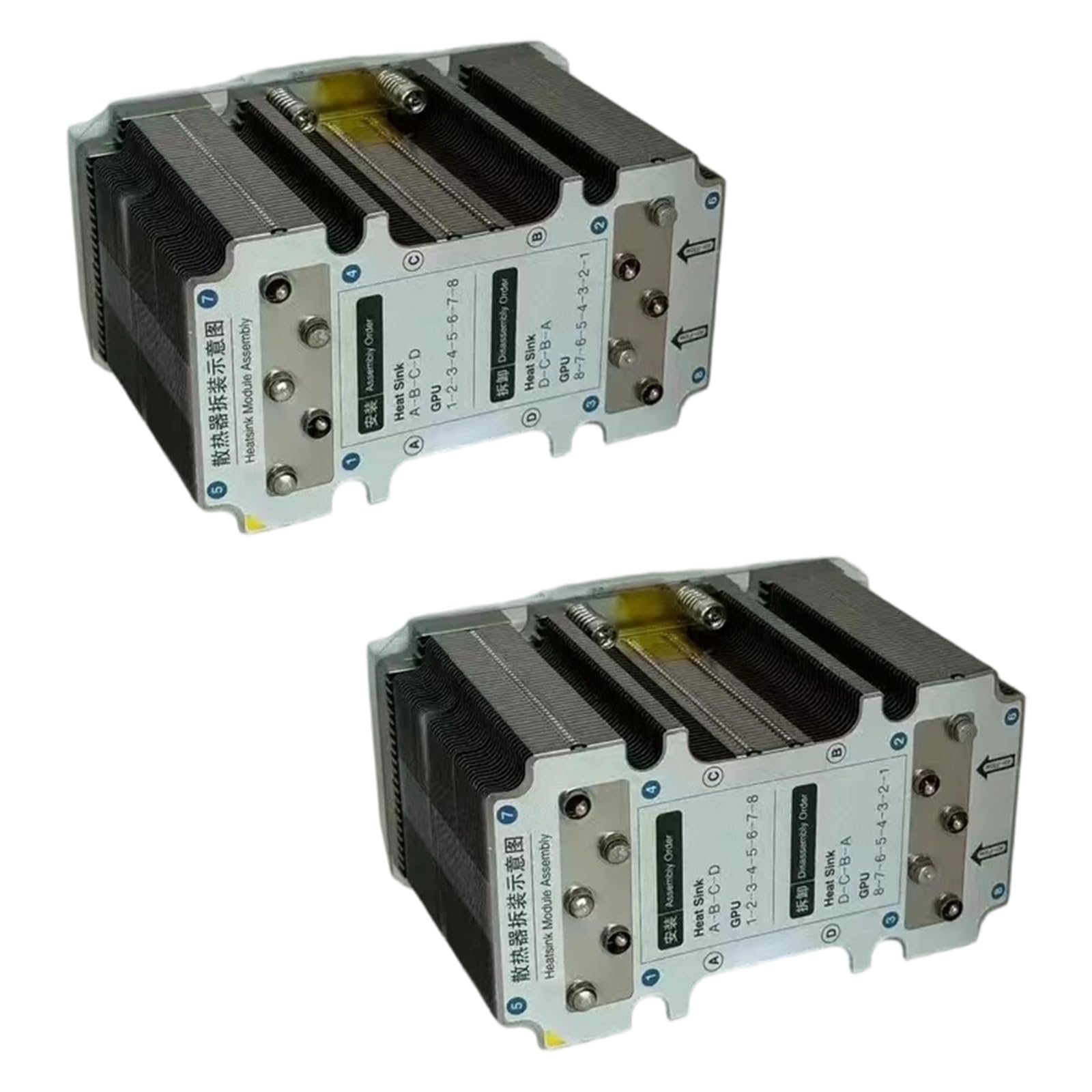 Disipador de calor industrial portátil de repuesto para ventilador de disipación de calor para V100 SXM2 GPU tarjeta gráfica ventilador disipador de calor