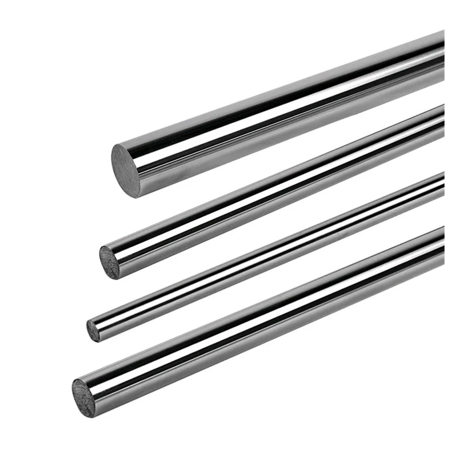 Schaft aus Edelstahl 316, 8 mm, 3 mm, 4 mm, 5 mm, 6 mm, 8 mm, 10 mm, 12 mm, metrischer Rundschaft, 500 mm lang, Schaft 8 mm (8 mm)