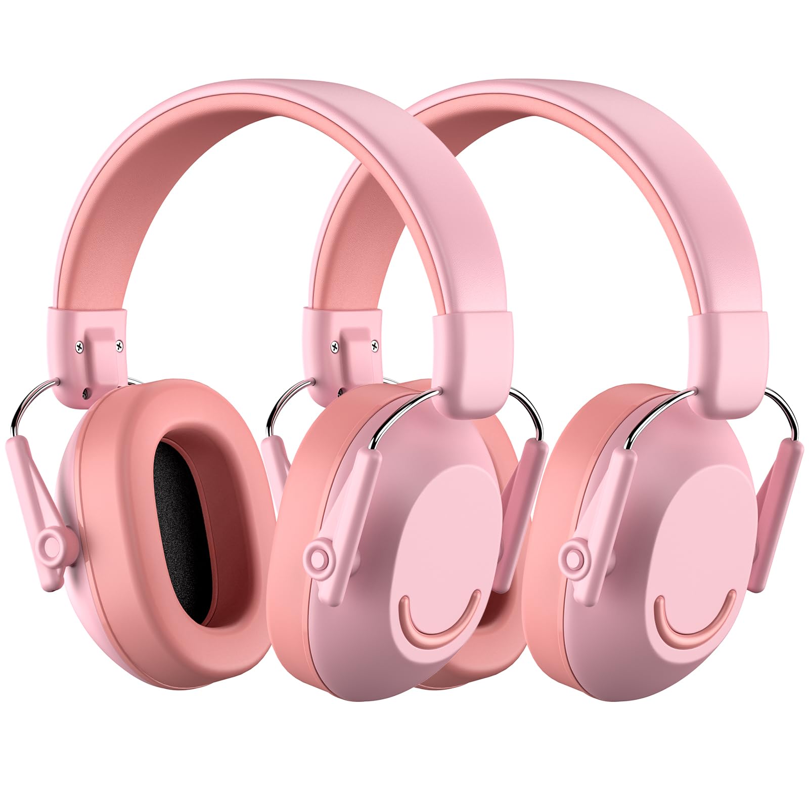 Link Dream Ear Defenders Children, Kids Ear Defenders SNR 30dB, Noise Cancelling Ear Defender for Child Kids Age 3-16 Years Old, Hearing Ear Protection for Autism, Shooting, Alpine, Pink, 2 Pack