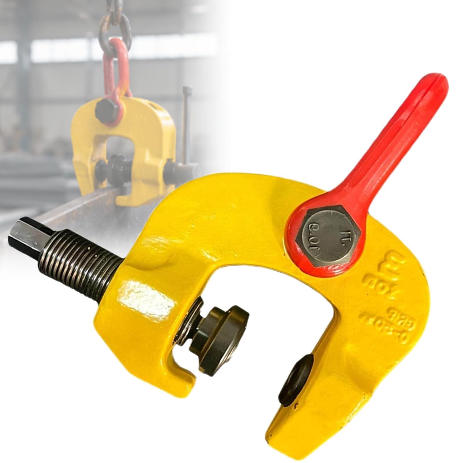 UORDBY Heavy Duty Plate Hoist Clamp, 4400 6600 Pound Capacity 1.5T-2items
