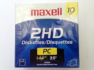 Maxell 3.5 HD 1.44MB Pre-Formatted MF2HD 10-Pack - Amazon product rated Grade B