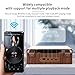 2500mAh CD Player Portable, Retro CD Bluetooth Player with Dual Speakers for Home/Car, Wood Boombox Rechargeable Player with Remote Control,USB Type-c,Support CD/CD-R/CD-RW/MP3,Headphone Jack(Brown)