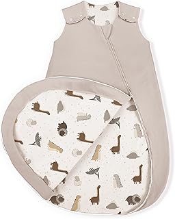 lulumoon Baby Schlafsack für 3-9 Monate: 1,5 TOG Schlafsack 70cm - Baumwolle und Elasthan Babyschlafsack für Jungen und Mädchen - Herbstschlafsack 62/68