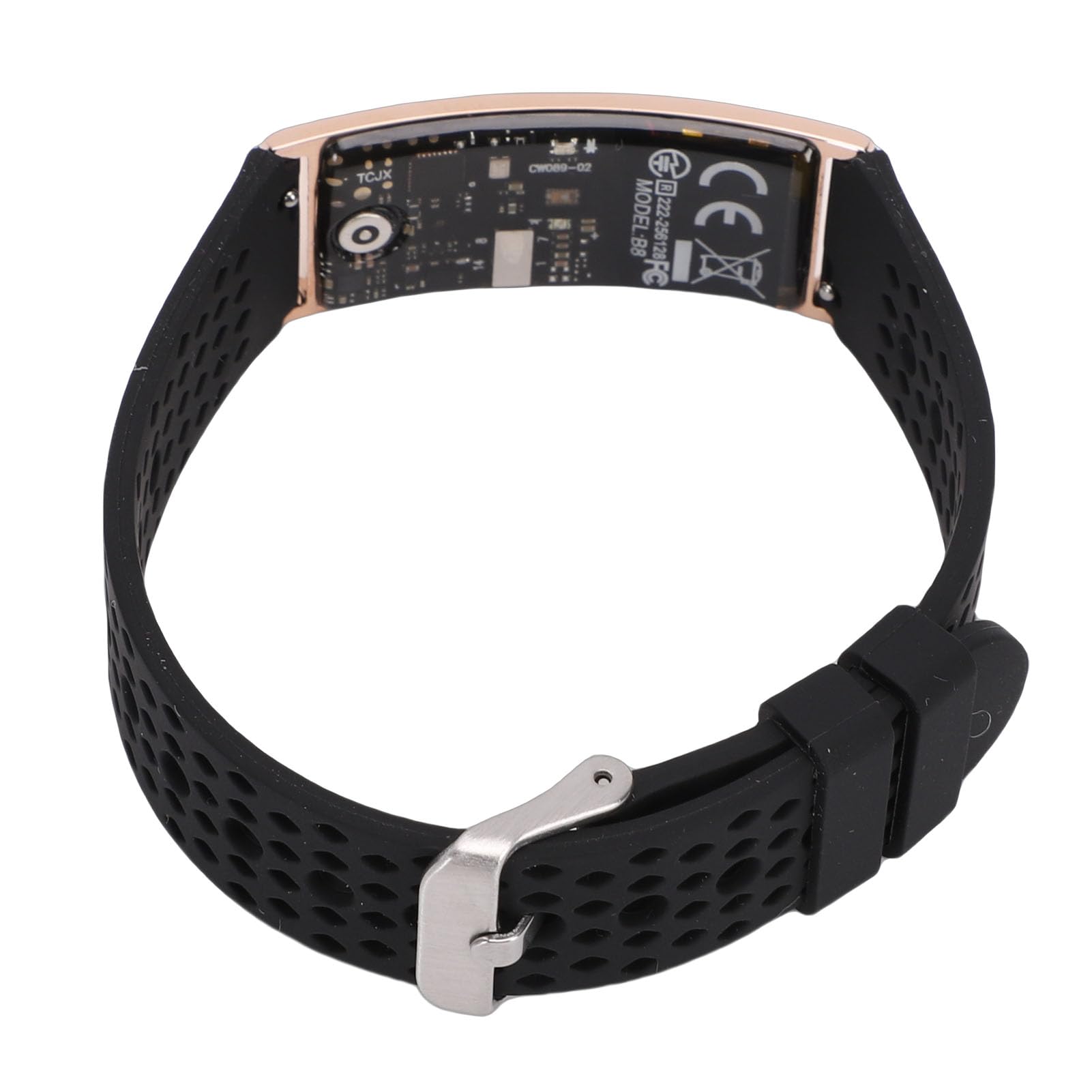 SUNGOOYUE Pulsera Inteligente, Monitor de Ritmo Cardíaco y Sueño con Monitor de Ciclo Menstrual, Contador de Calorías por Pasos, 10 Modos Deportivos, IPX8 a Prueba de Agua, Bluetooth 5.3, (Gold)